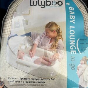 Lulyboo Baby Lounge To-Go - Cream